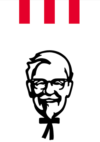 Узнаваемый логотип компании KFC